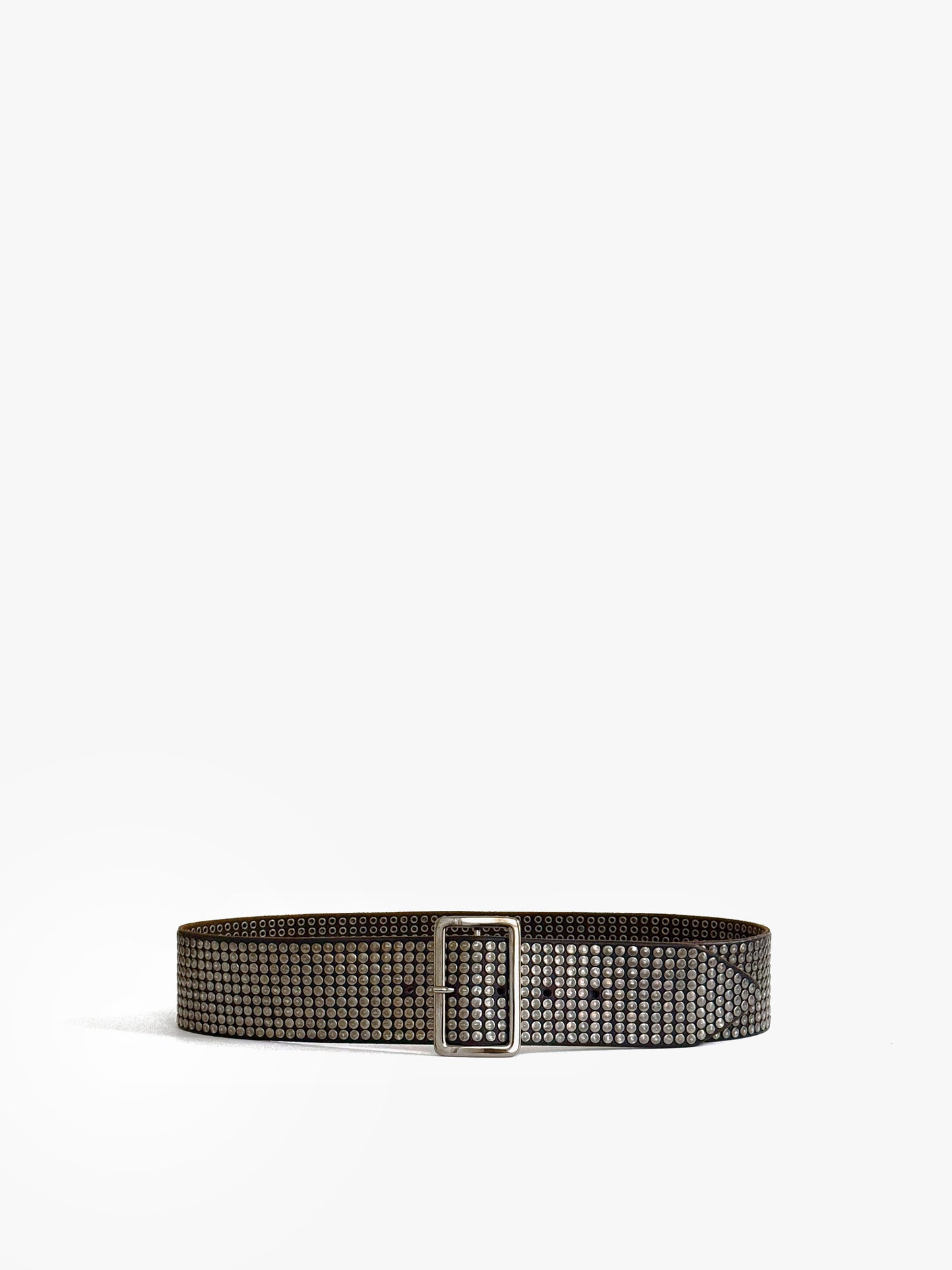 Studs Belt in Leather