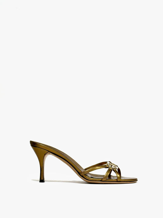 Gucci Double G Sandals in Leather