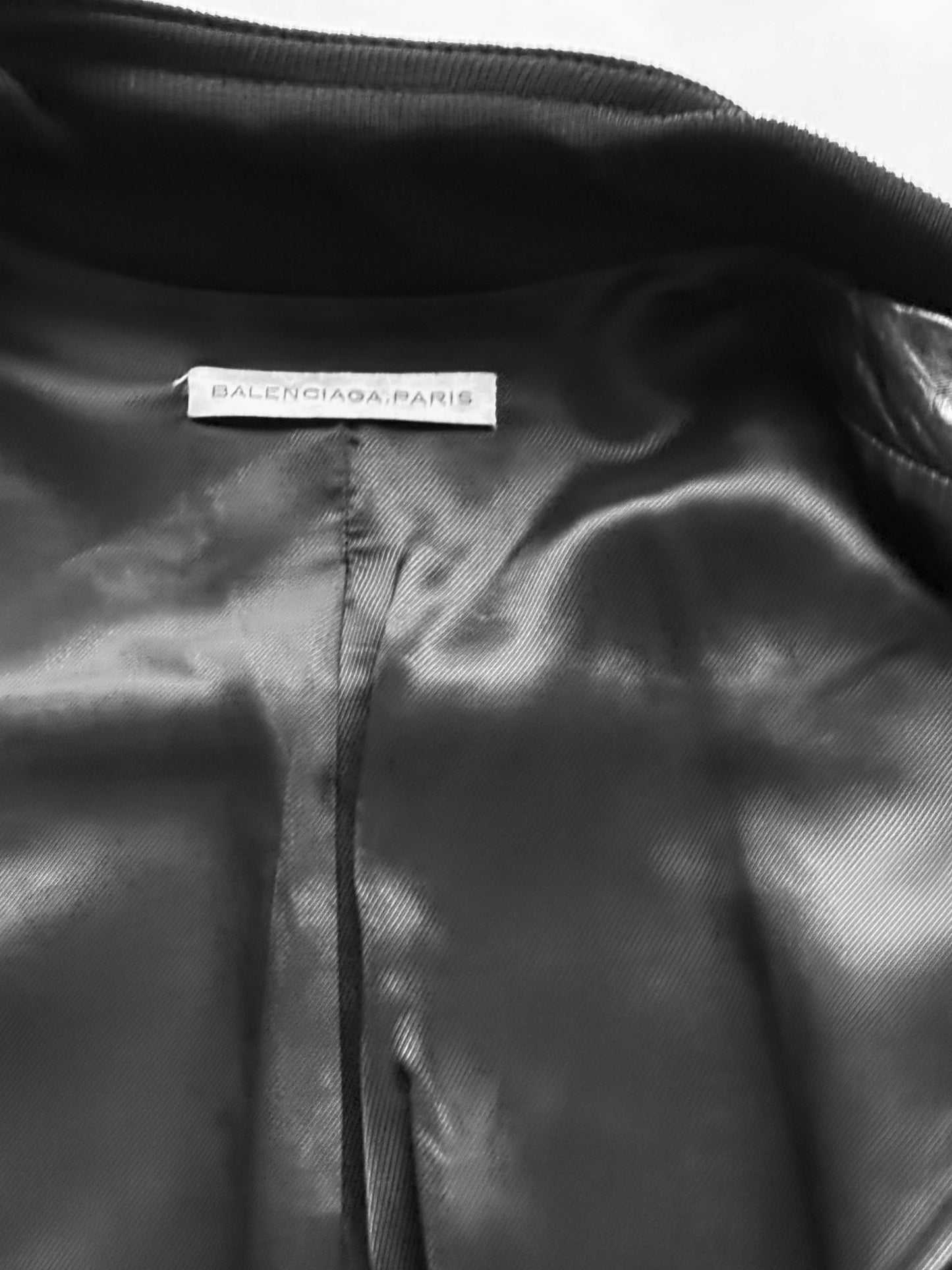 2007AW Balenciaga by Nicolas Ghesquière Valster Blouson in Leather