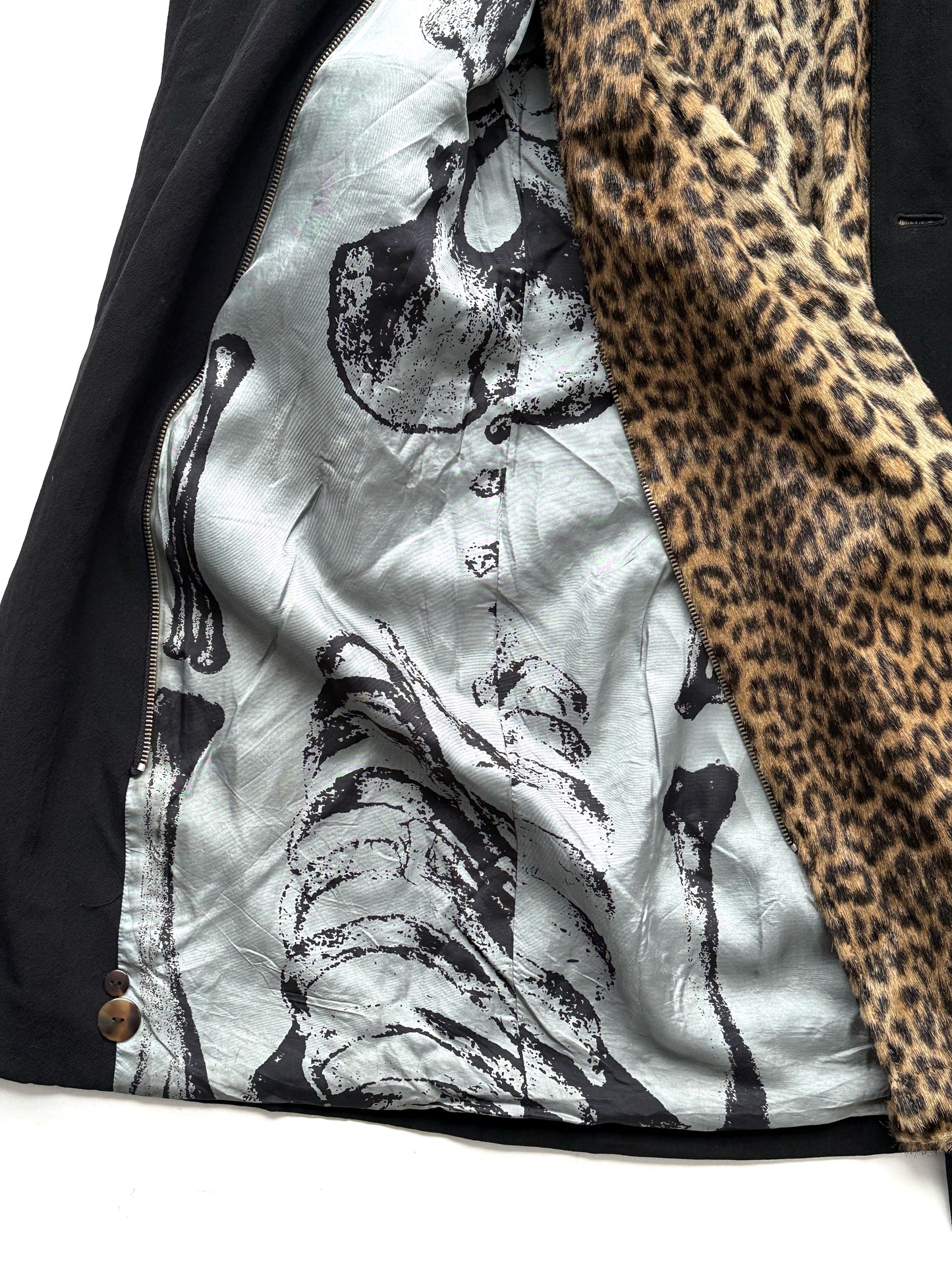 '80s Jean Paul Gaultier pour Gibo's Gabardine Coat in Wool