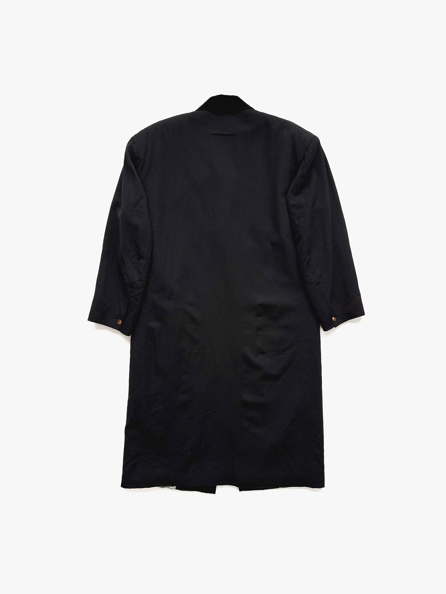 '80s Jean Paul Gaultier pour Gibo's Gabardine Coat in Wool