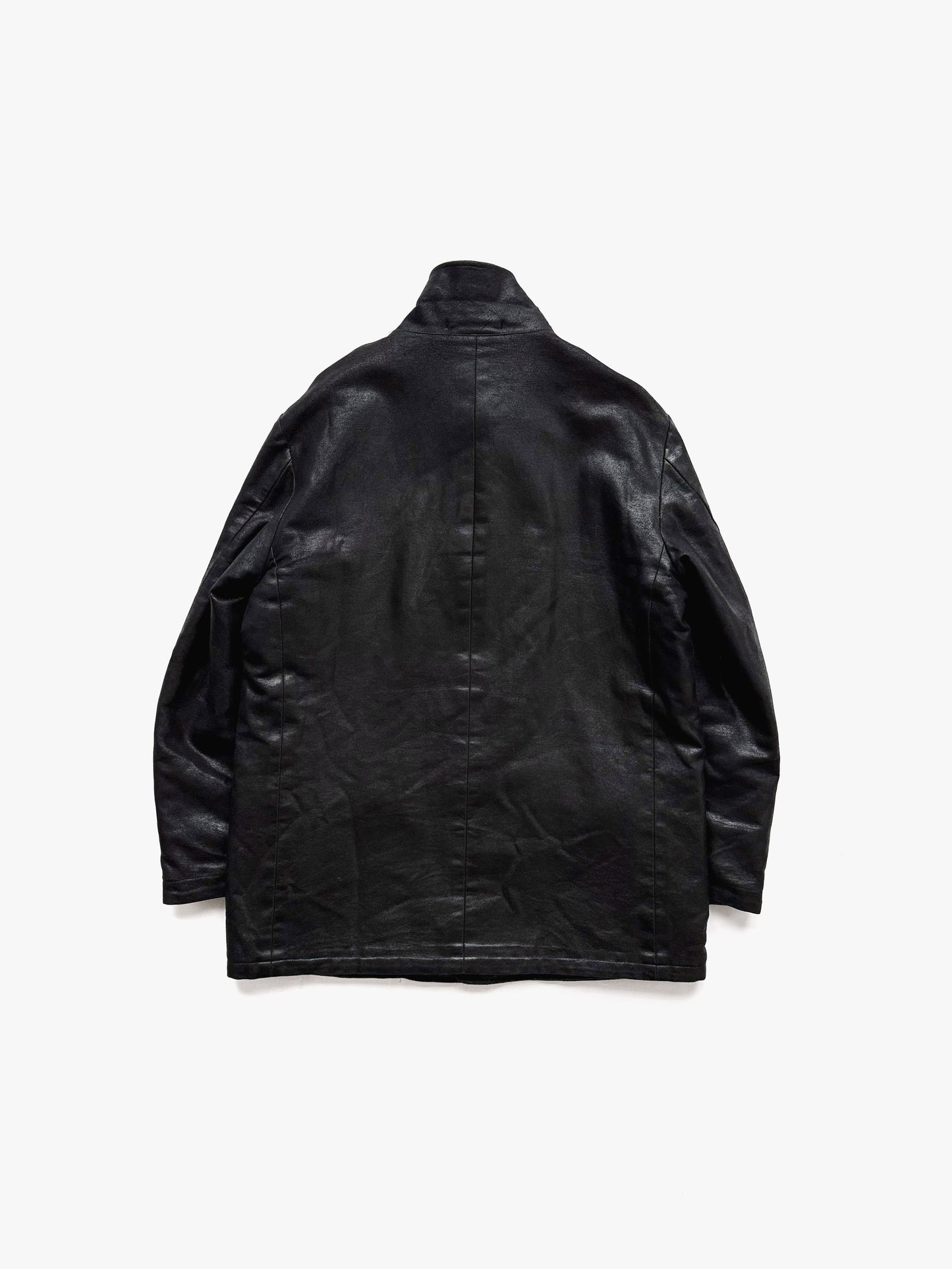 '90s Allegri Martin Margiela Era Coated Jacket in Cotton Wool