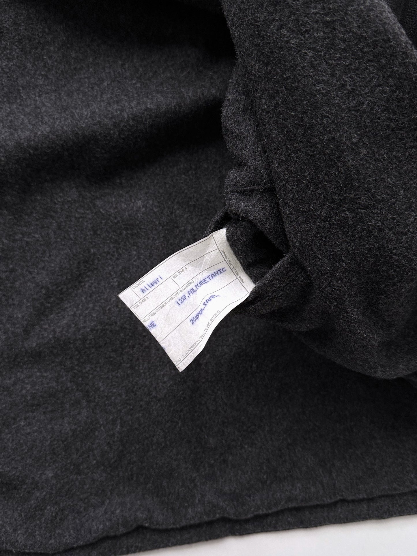 '90s Allegri Martin Margiela Era Coated Jacket in Cotton Wool