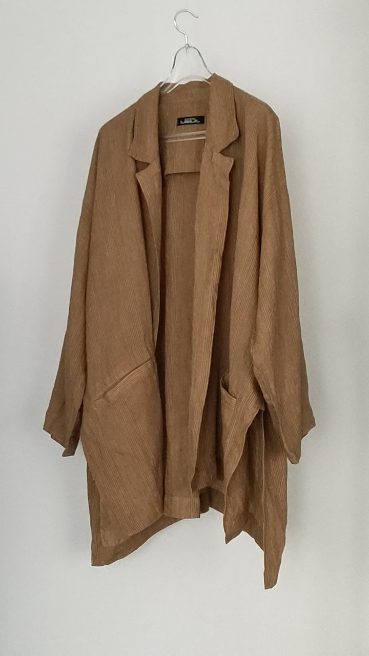 トップス issey miyake permanente kimono jacket Issey Miyake Permanente Kimono Jacket in Linen – A.A