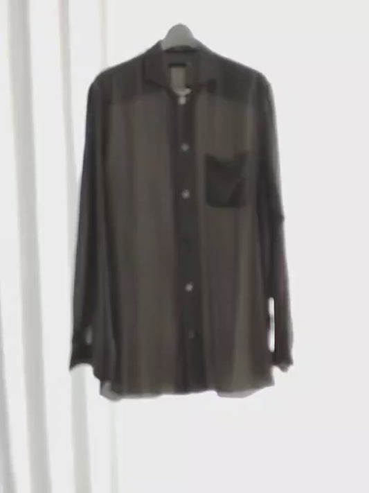 Giorgio Armani Open Collar Shirts in Silk